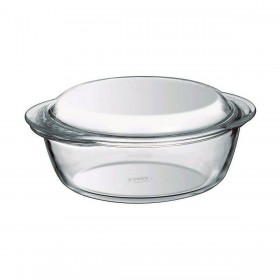 Casseruola con coperchio Pyrex Trasparente 21 L