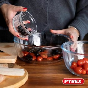 Casseruola con coperchio Pyrex Trasparente 21 L