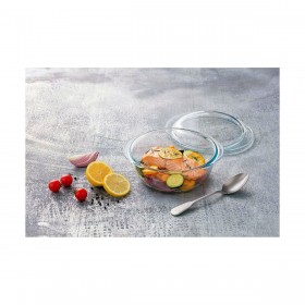 Casseruola con coperchio Pyrex Trasparente 21 L