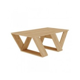 Tavolino da Caffè Alexandra House Living Diagonal Rovere Legno MDP 110 x 40 x 60 cm