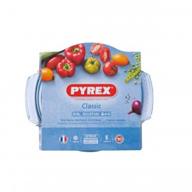 Casseruola con coperchio in vetro Pyrex 118A000/5043 Trasparente