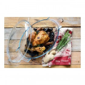 Pirofila da Forno Pyrex 1040712 Bianco Trasparente Vetro Temperato 6 L 4,5 g 4,5 L
