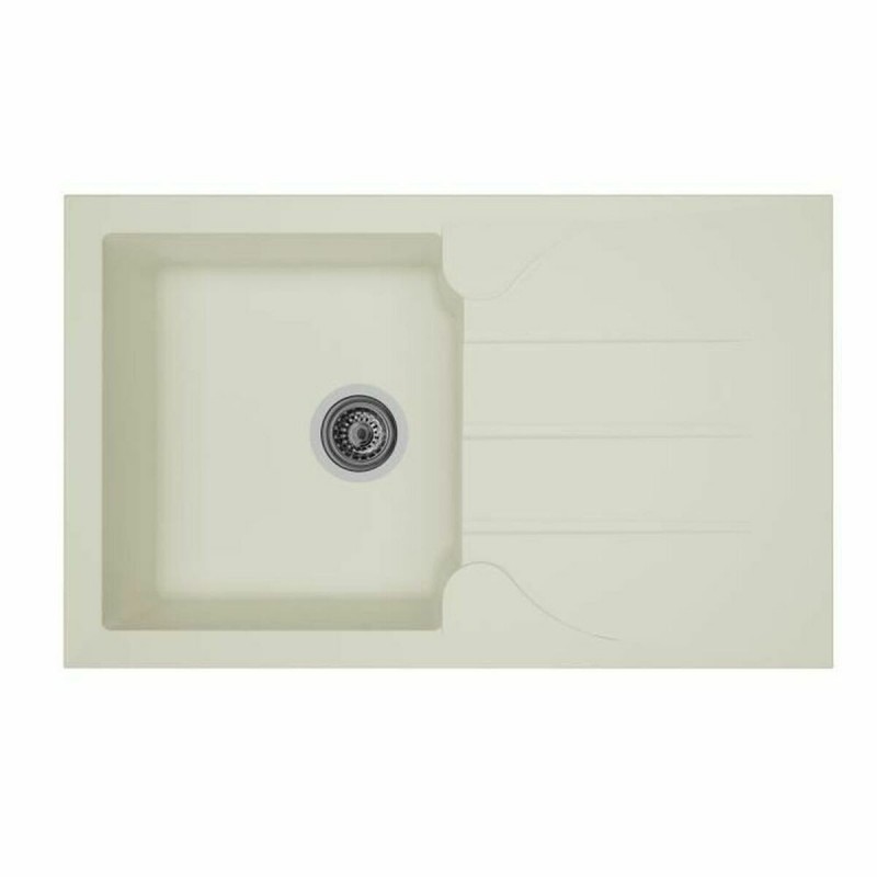 Lavello da Una Vasca con Scolapiatti Stradour Bianco