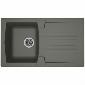 Lavello da Una Vasca con Scolapiatti Stradour Grigio