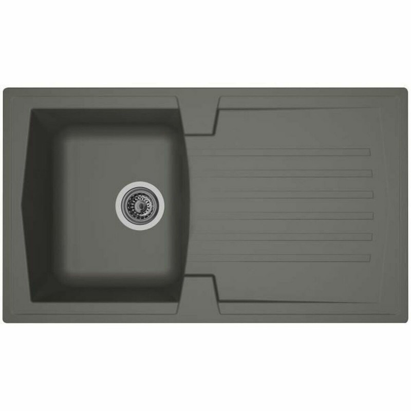 Lavello da Una Vasca con Scolapiatti Stradour Grigio