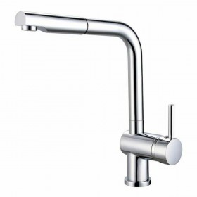 Rubinetto Monocomando Rousseau Grigio Acciaio inossidabile Ottone