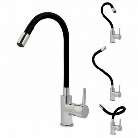 Rubinetto Monocomando Rousseau 4060589 Grigio Nero/Grigio Acciaio inossidabile Ottone