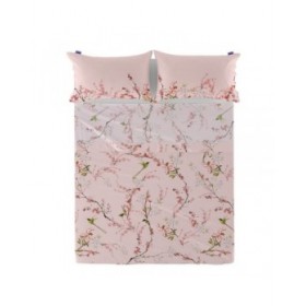 Lenzuolo Superiore HappyFriday Chinoiserie rose Multicolore 160 x 270 cm (asiatico/oriental)