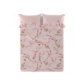 Lenzuolo Superiore HappyFriday Chinoiserie rose Multicolore 160 x 270 cm (asiatico/oriental)