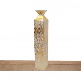 Vaso da pavimento Alexandra House Living Dorato Metallo 15 x 92 x 15 cm