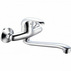 Rubinetto Monocomando Rousseau Mambo Grigio Metallo Ottone