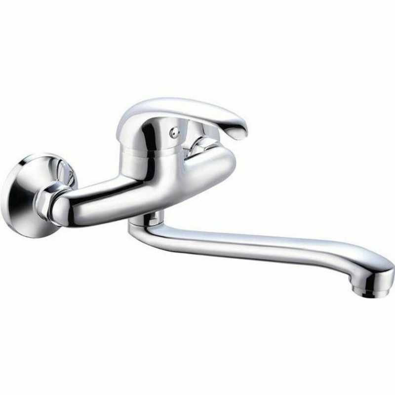 Rubinetto Monocomando Rousseau Mambo Grigio Metallo Ottone