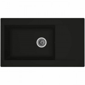 Lavello da Una Vasca con Scolapiatti Stradour Nero