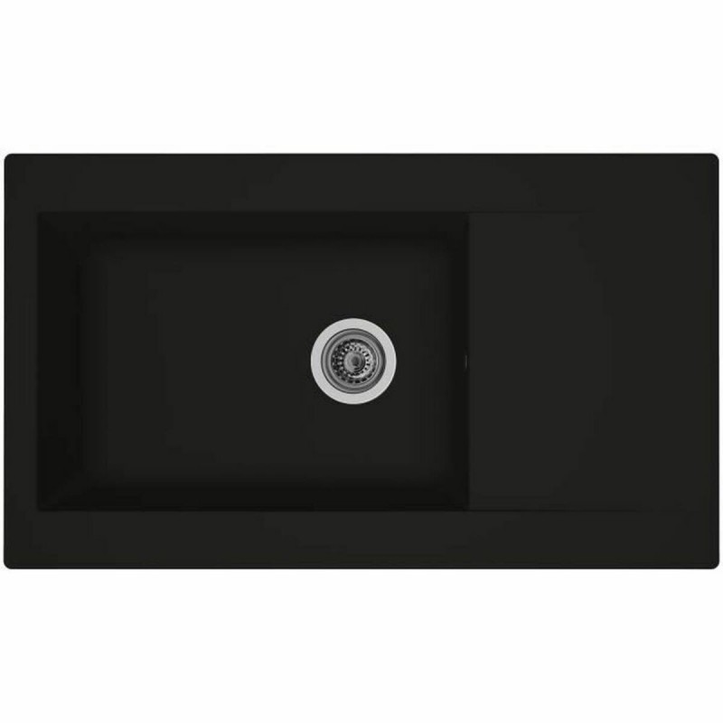 Lavello da Una Vasca con Scolapiatti Stradour Nero