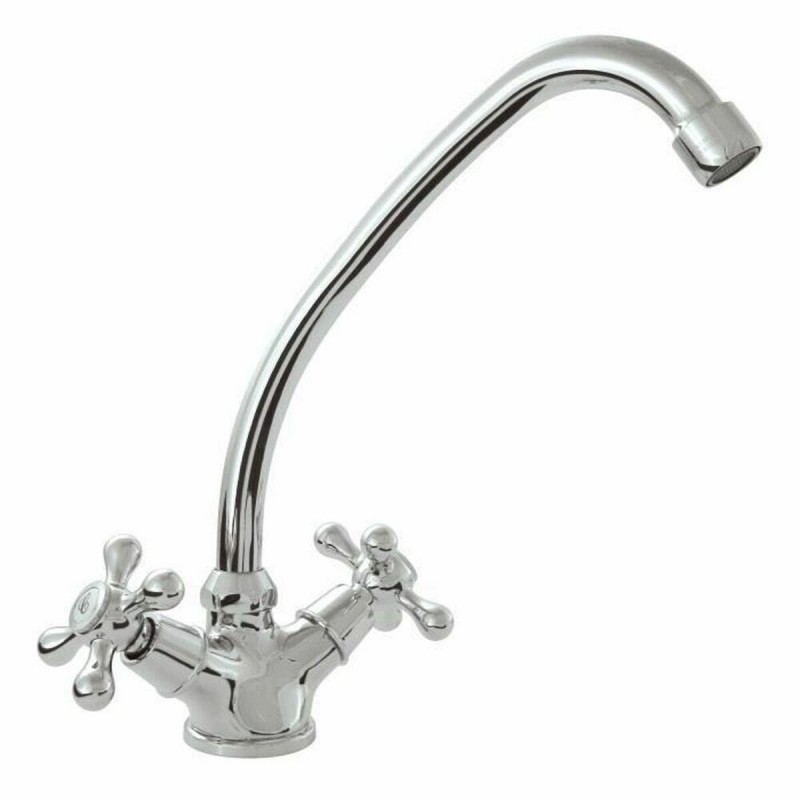 Rubinetto Monocomando Rousseau BEVERLEY Grigio Acciaio inossidabile Ottone