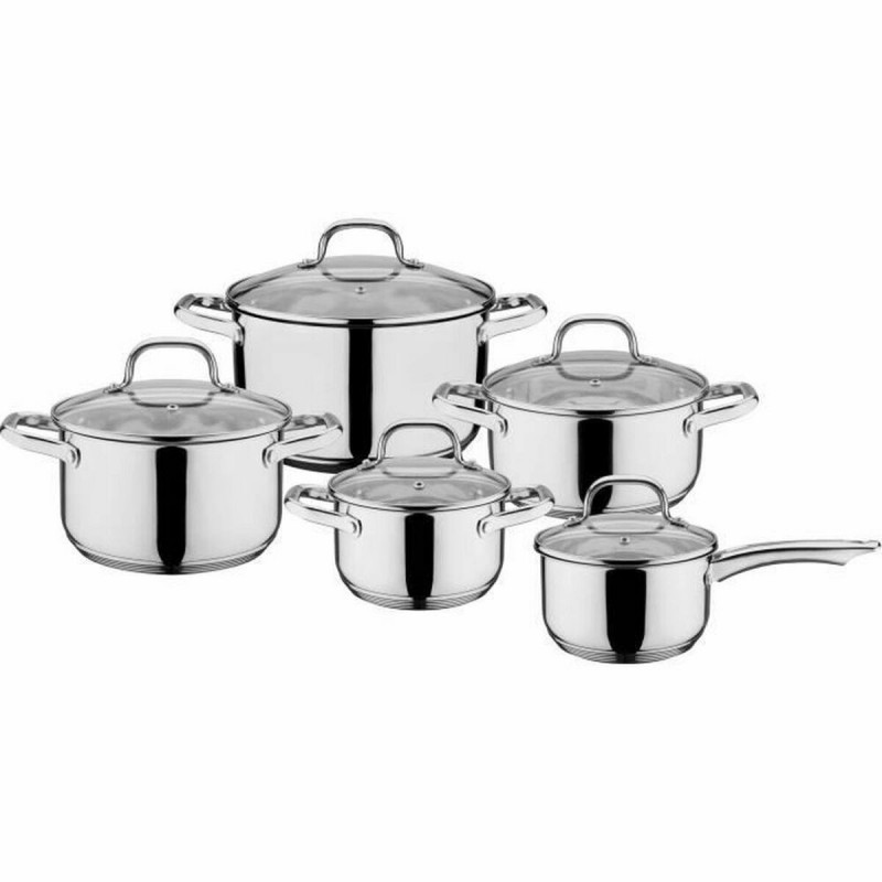 Batteria da Cucina GSW Acciaio 10 Pezzi