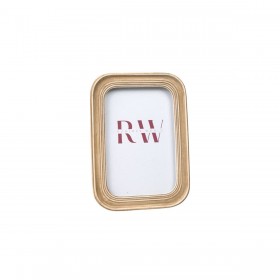 Cornice Portafoto Romimex Beige Resina 2 x 15 x 10 cm