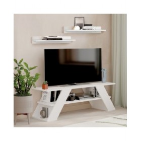 Mobile TV Alexandra House Living Diagonal Bianco 120 x 40 x 33 cm