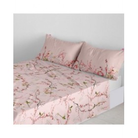 Lenzuolo Superiore HappyFriday Chinoiserie rose Multicolore 240 x 270 cm (asiatico/oriental)