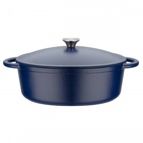 Casseruola con coperchio GSW 717328 Azzurro Acciaio inossidabile 7 L