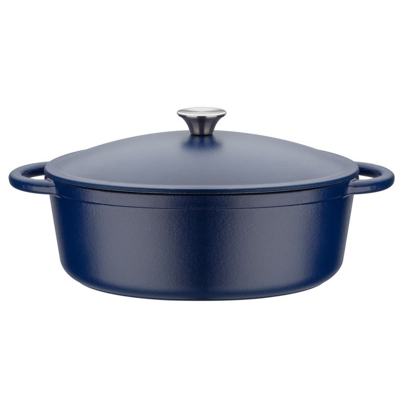 Casseruola con coperchio GSW 717328 Azzurro Acciaio inossidabile 7 L