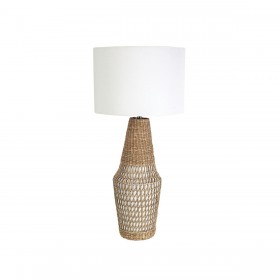 Lampada da tavolo Romimex Beige Bambù Fibra 38 x 80 x 38 cm