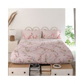 Lenzuolo Superiore HappyFriday Chinoiserie rose Multicolore 240 x 270 cm (asiatico/oriental)
