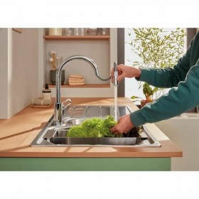 Rubinetto Monocomando Grohe StartLoop Forma a C Ottone