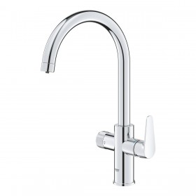 Kitchen Tap Grohe  Blue Pure StartCurve Metallo Forma a C