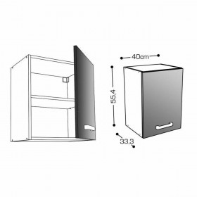 Mobile da cucina START Bianco 40 x 33 x 55 cm
