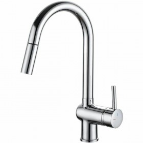 Rubinetto Monocomando Rousseau FRIBOURG Chrome Metallo
