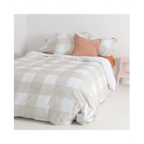 Copripiumino HappyFriday Beige Piazza e mezza 200 x 200 cm