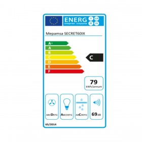 Cappa Classica Mepamsa 305.0486.065 60 cm 69 dB Acciaio
