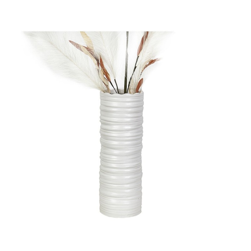 Vaso Romimex Bianco Ceramica 13 x 40 x 13 cm