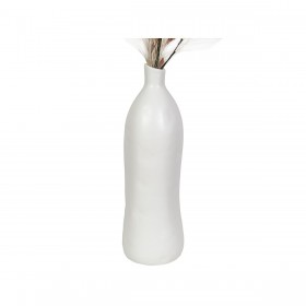 Vaso Romimex Bianco Ceramica 14 x 45 x 14 cm