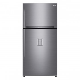 Frigorifero combinato LG GTF916PZPED 184 630 L Acciaio Platino