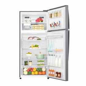 Frigorifero combinato LG GTF916PZPED 184 630 L Acciaio Platino