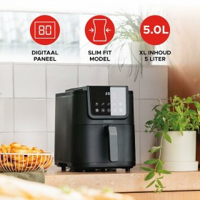 Friggitrice ad Aria Bourgini 184170 Nero 1500 W 5 L
