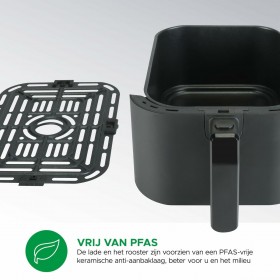 Friggitrice ad Aria Bourgini 184170 Nero 1500 W 5 L