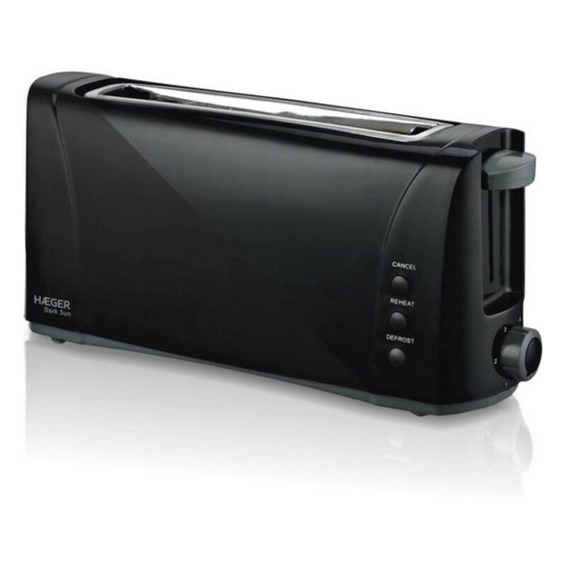 Tostapane Haeger TO-100.007A 1000 W Nero