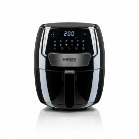 Friggitrice ad Aria Haeger AF-D37.003A Nero 1500 W 3,7 L