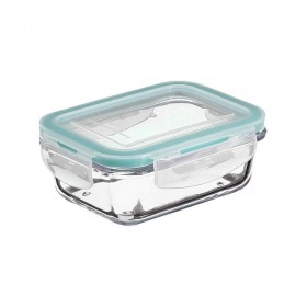 Porta pranzo 5five Simply Smart Azzurro Trasparente Cristallo 540 ml 16,3 x 11,5 x 5,5 cm Rettangolare