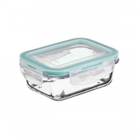Porta pranzo 5five Simply Smart Azzurro Trasparente Cristallo 800 ml 18,5 x 12,5 x 6 cm Rettangolare
