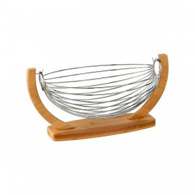 Portafrutta 5five Simply Smart Swing Metallo cromato inossidabile 36,5 x 21 x 18,5 cm