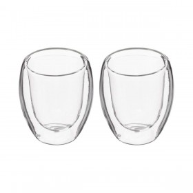 Set di Tazze da Caffè Secret de Gourmet Trasparente Cristallo 70 ml