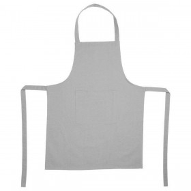 Grembiule con Tasca Atmosphera Cotone Grigio chiaro 60 x 80 cm
