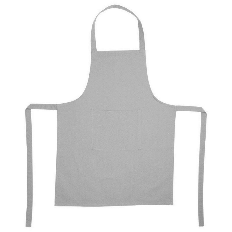 Grembiule con Tasca Atmosphera Cotone Grigio chiaro 60 x 80 cm