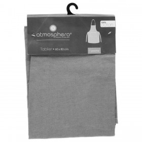 Grembiule con Tasca Atmosphera Cotone Grigio chiaro 60 x 80 cm
