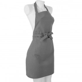 Grembiule con Tasca Atmosphera Cotone Grigio chiaro 60 x 80 cm