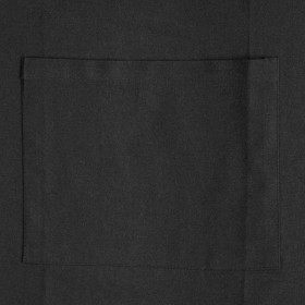 Grembiule con Tasca Atmosphera Nero Cotone (60 x 80 cm)